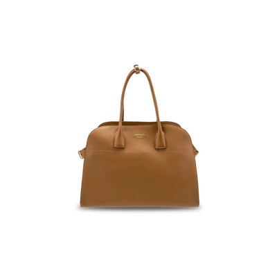 PRADA LARGE LEATHER TOTE BAG WITH BUCKLES 1BG508  (40*29*20cm)
